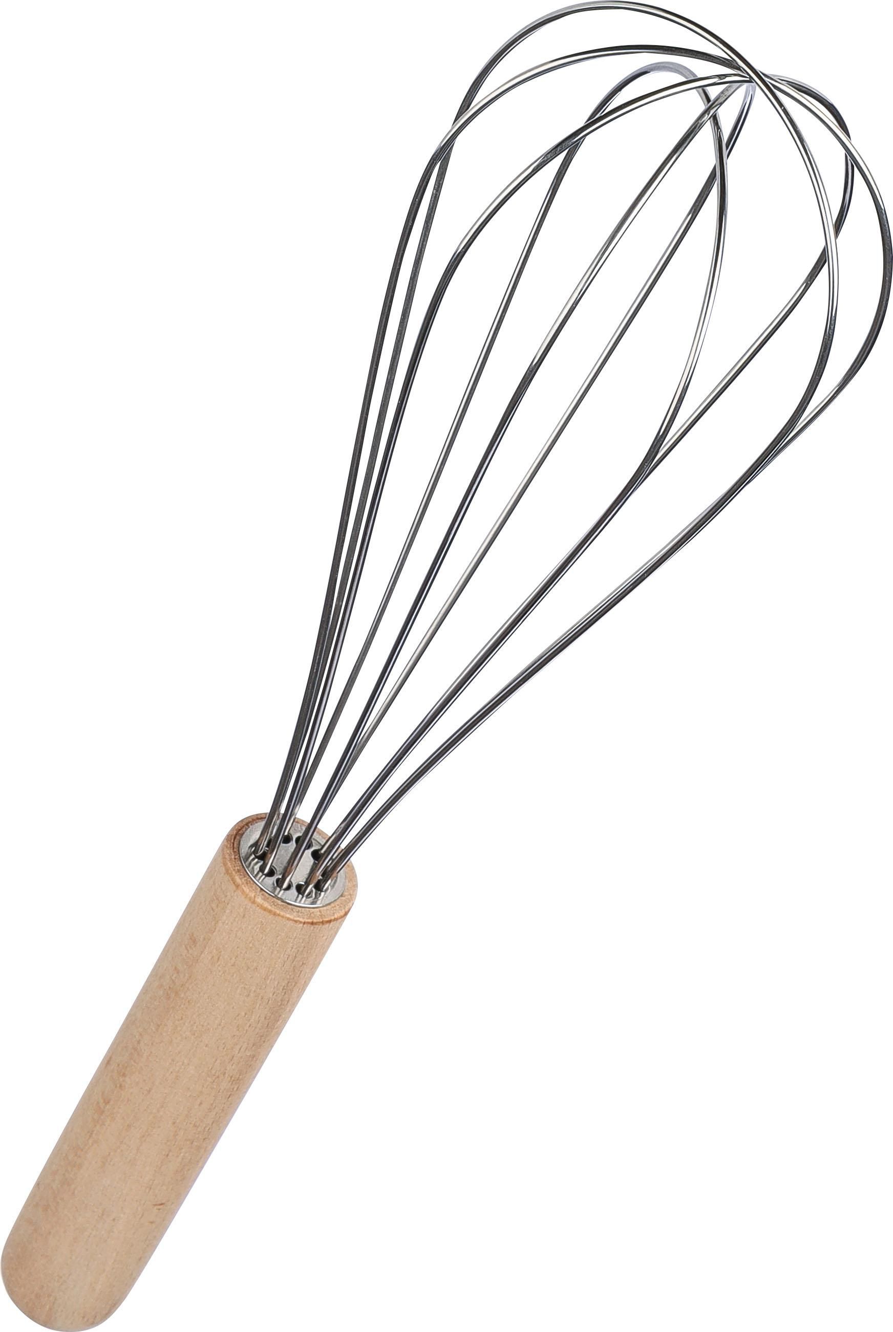 Beechwood Handle Steel Whisk - Egerton
