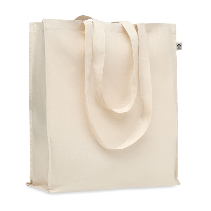 Organic Cotton Long Handle Shopping Bag - Bury