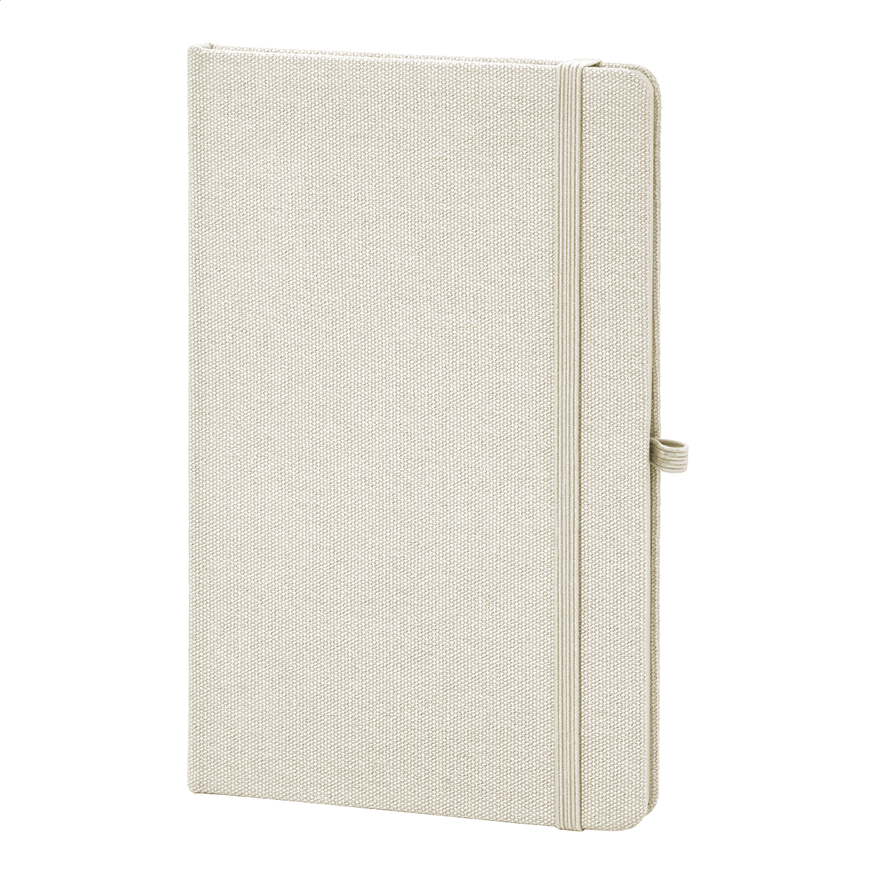 Kapaas A5 Notizbuch mit Einband aus recycelter Baumwolle und Logo