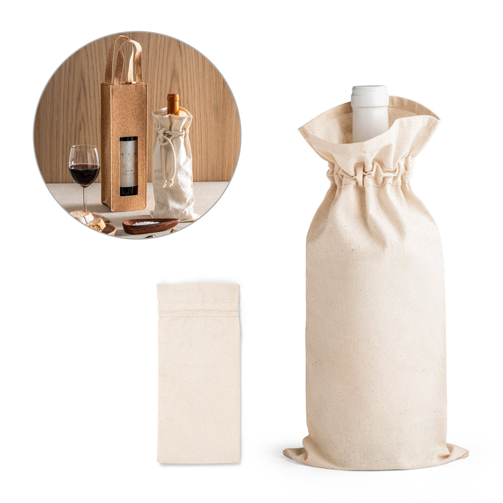 Cotton Drawstring Bottle Bag - Childwall