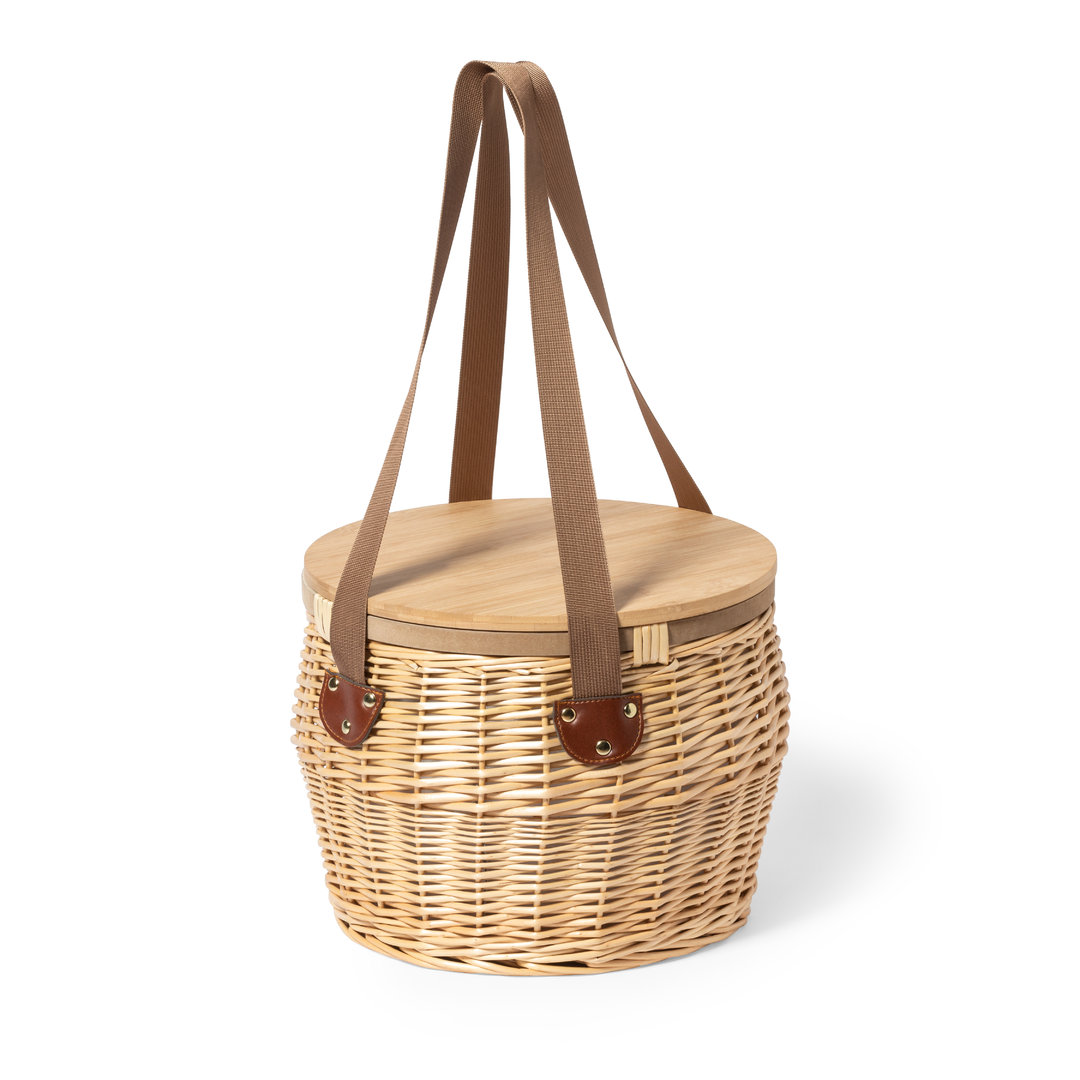 Retro Wicker Cooler Basket - Abbots Bromley