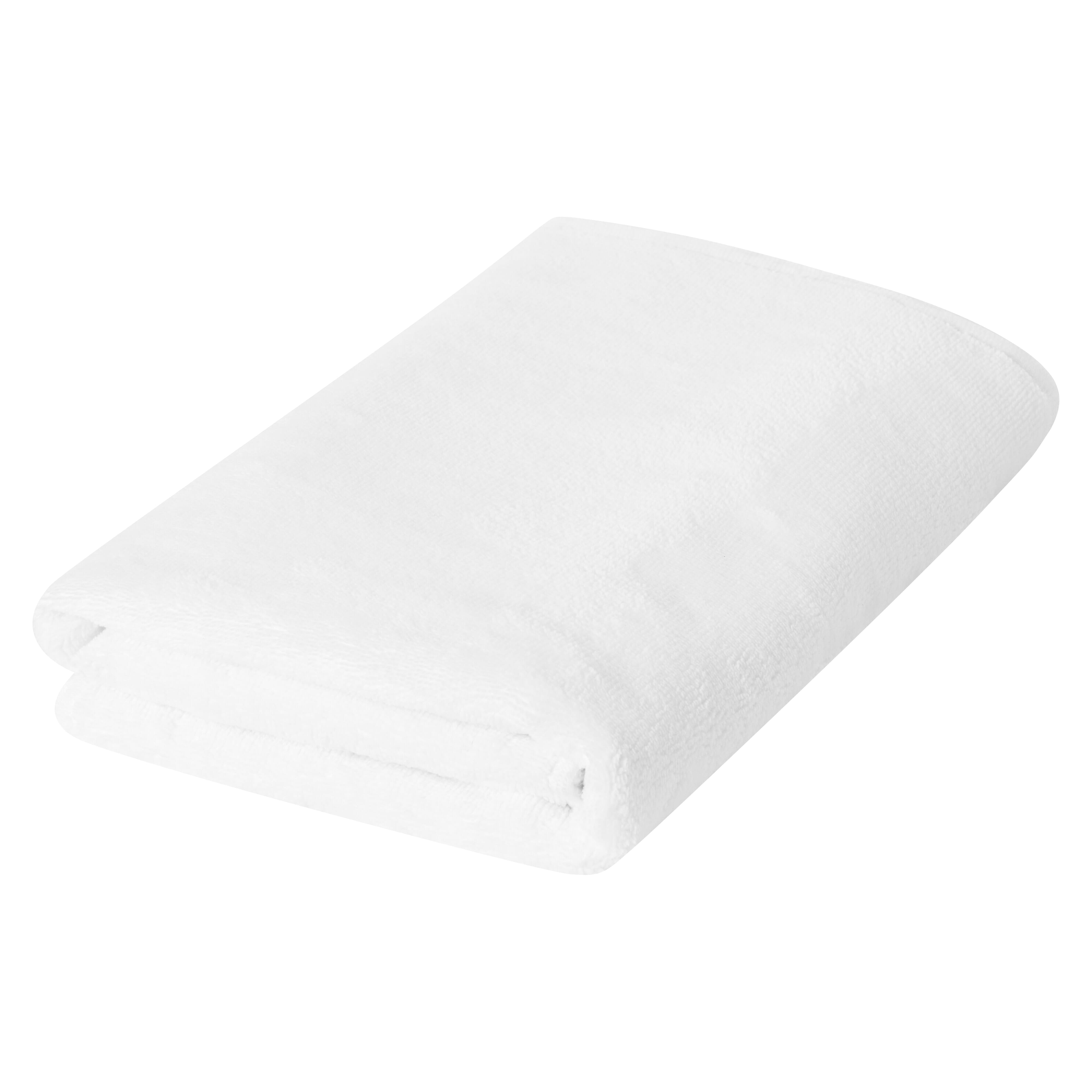Double-Sided Bath Towel - White - Acton Burnell - Weymouth