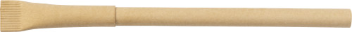 A ballpen made with recycled cardboard that includes a cap - Ilminster