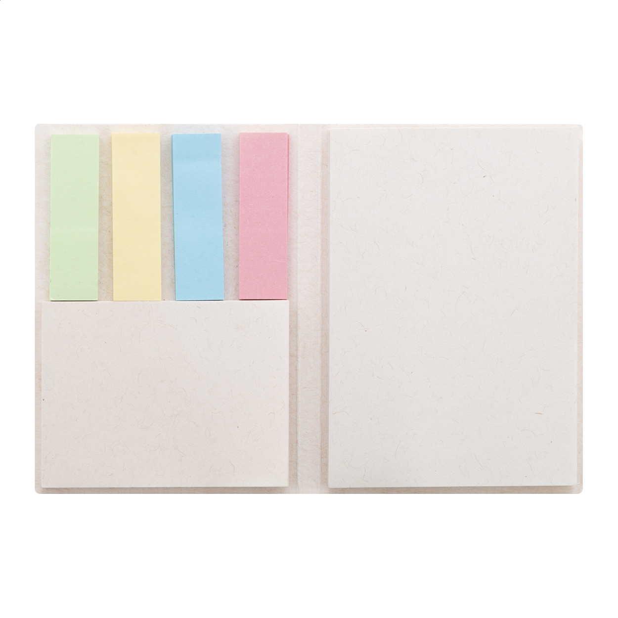 Relact Stick recycled milk carton sticky notepad with page markers