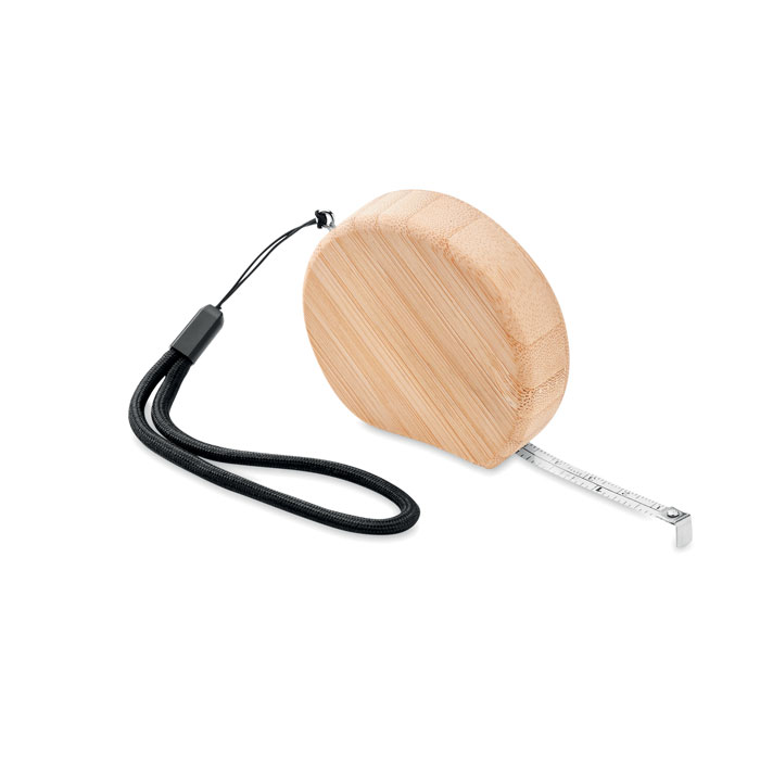 2M Bamboo Measuring Tape with Wrist Strap - Macclesfield