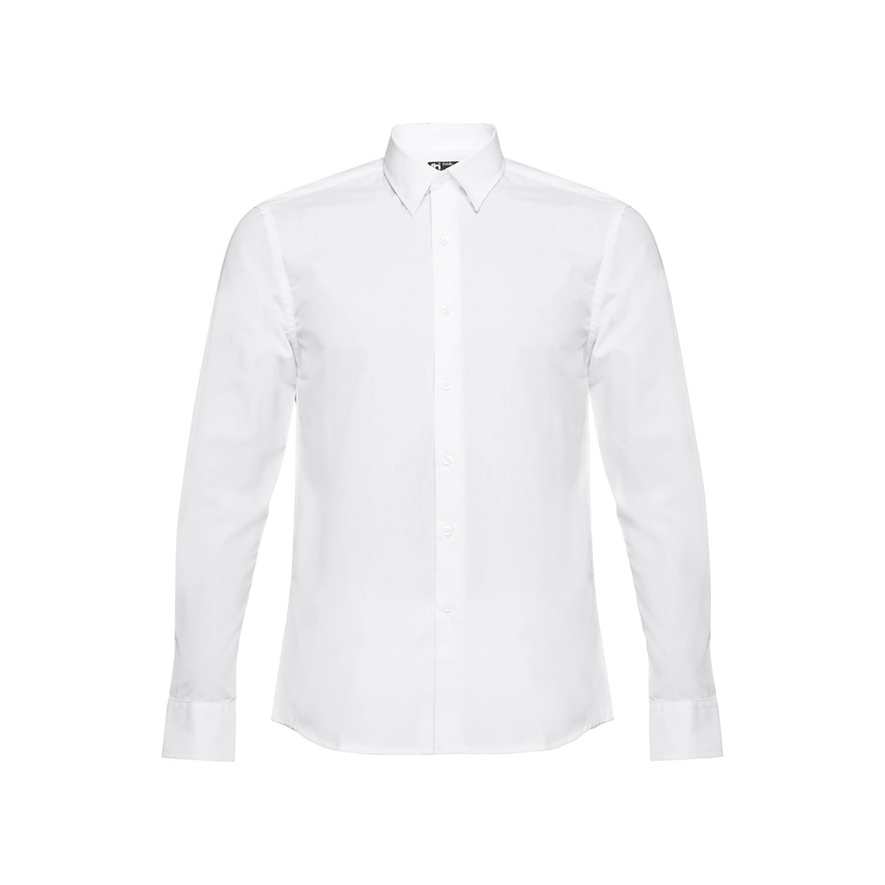 Men's Pleated Poplin Shirt - Bourton-on-the-Water - Goodwood