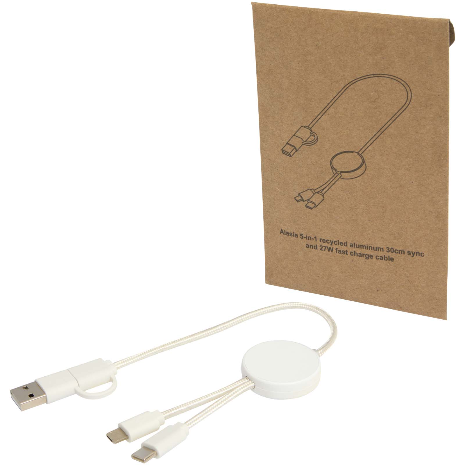 EcoSync 5-in-1 Recycled Charging Cable - Shard End