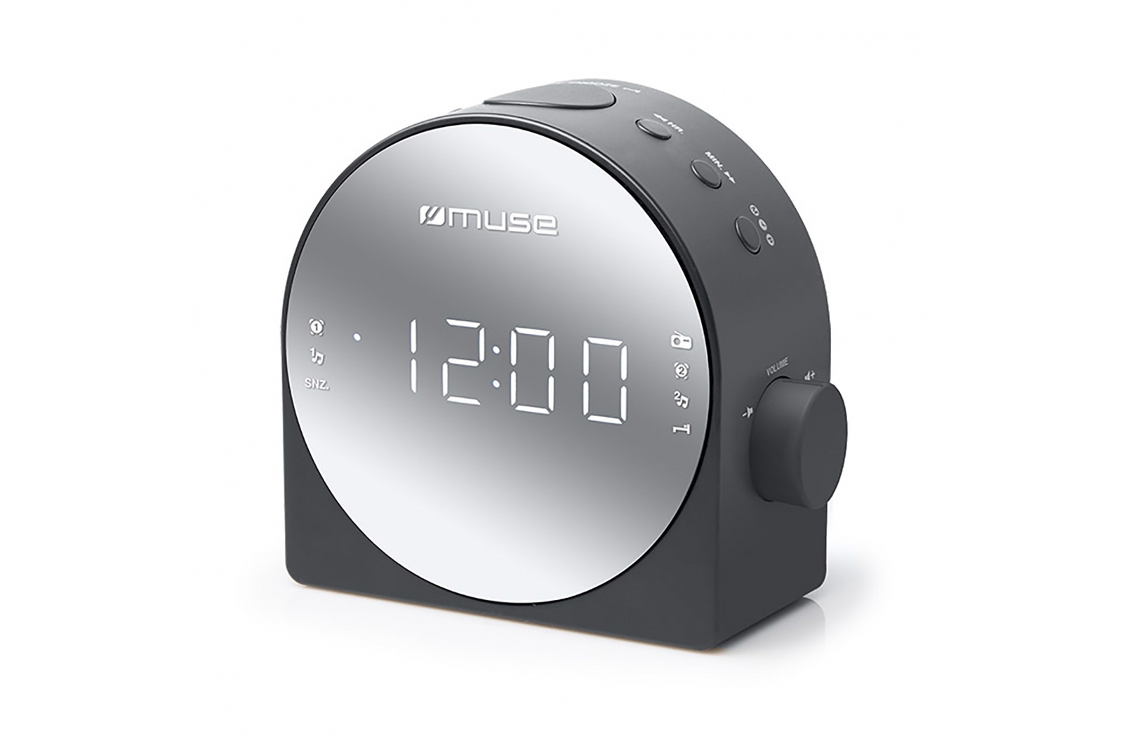 M-186 | Muse FM mirror clock radio