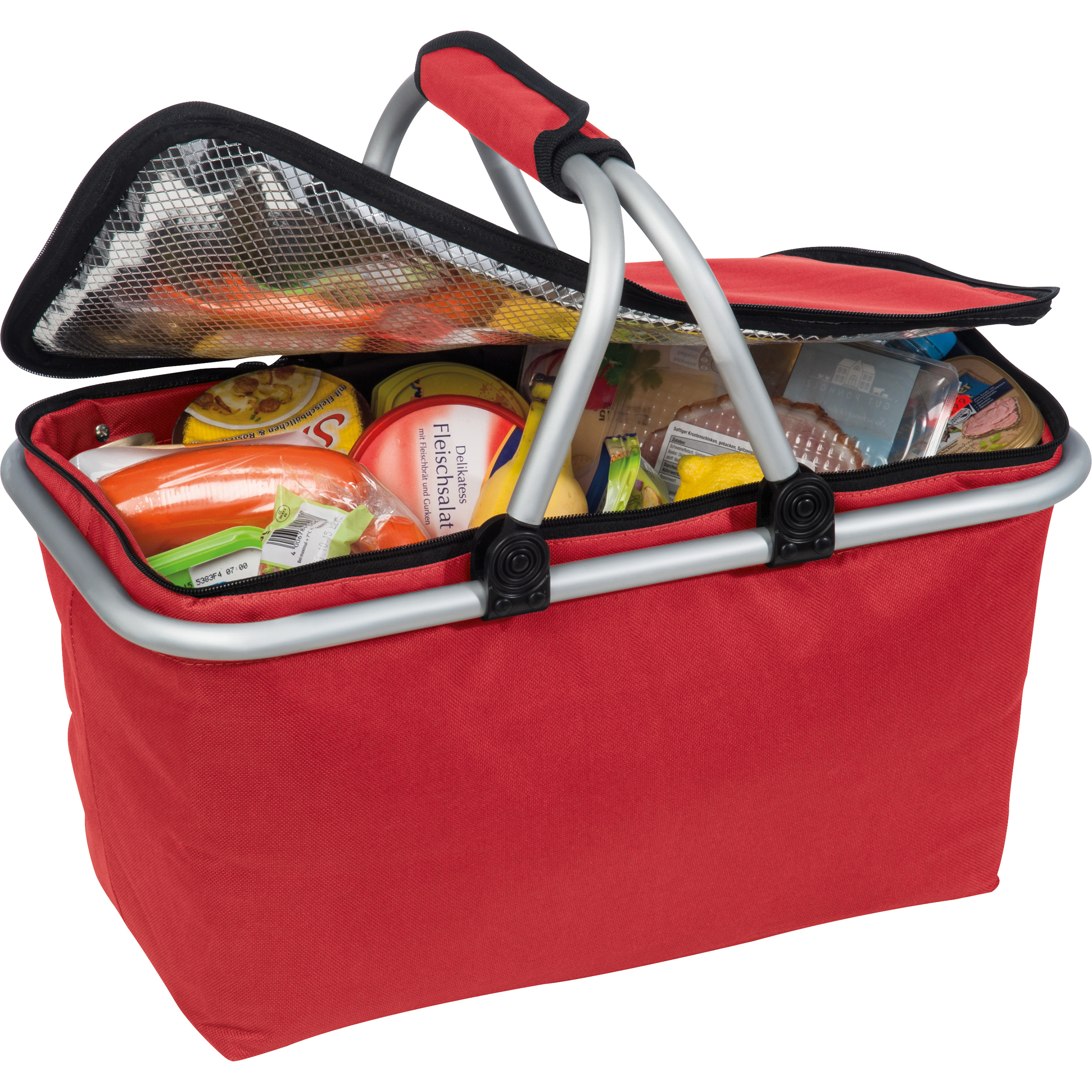Bledlow Foldable Insulated Shopping Basket - Sandwich