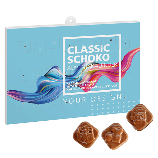 Timeless Chocolate Countdown - Essington printed with logo