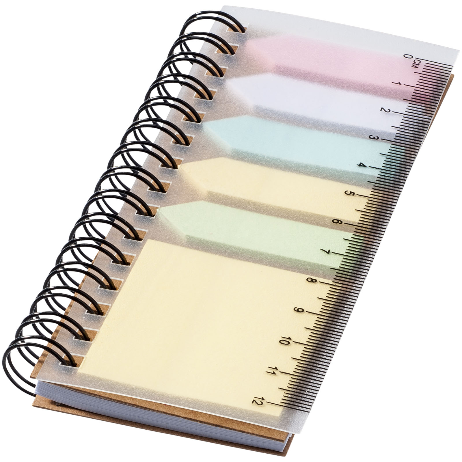 Spiral Notebook with Sticky Notes and Ruler - Appleton - Irlam