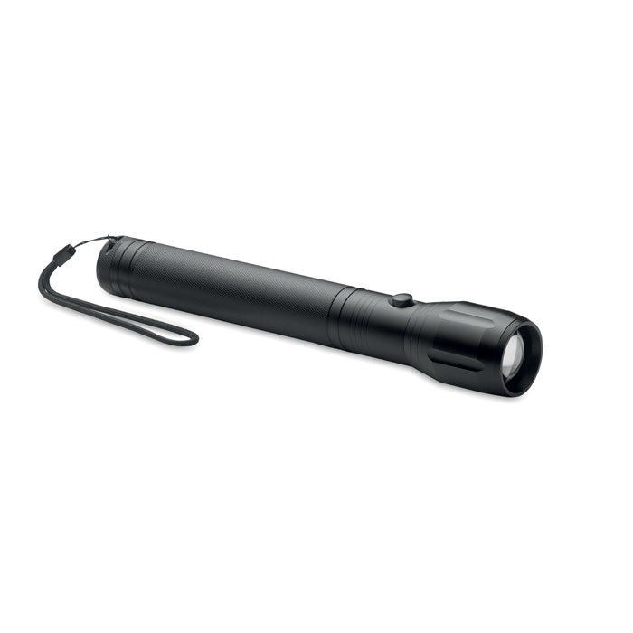 Aluminium Zoomable LED Flashlight with Detachable Strap - Fulmerstone