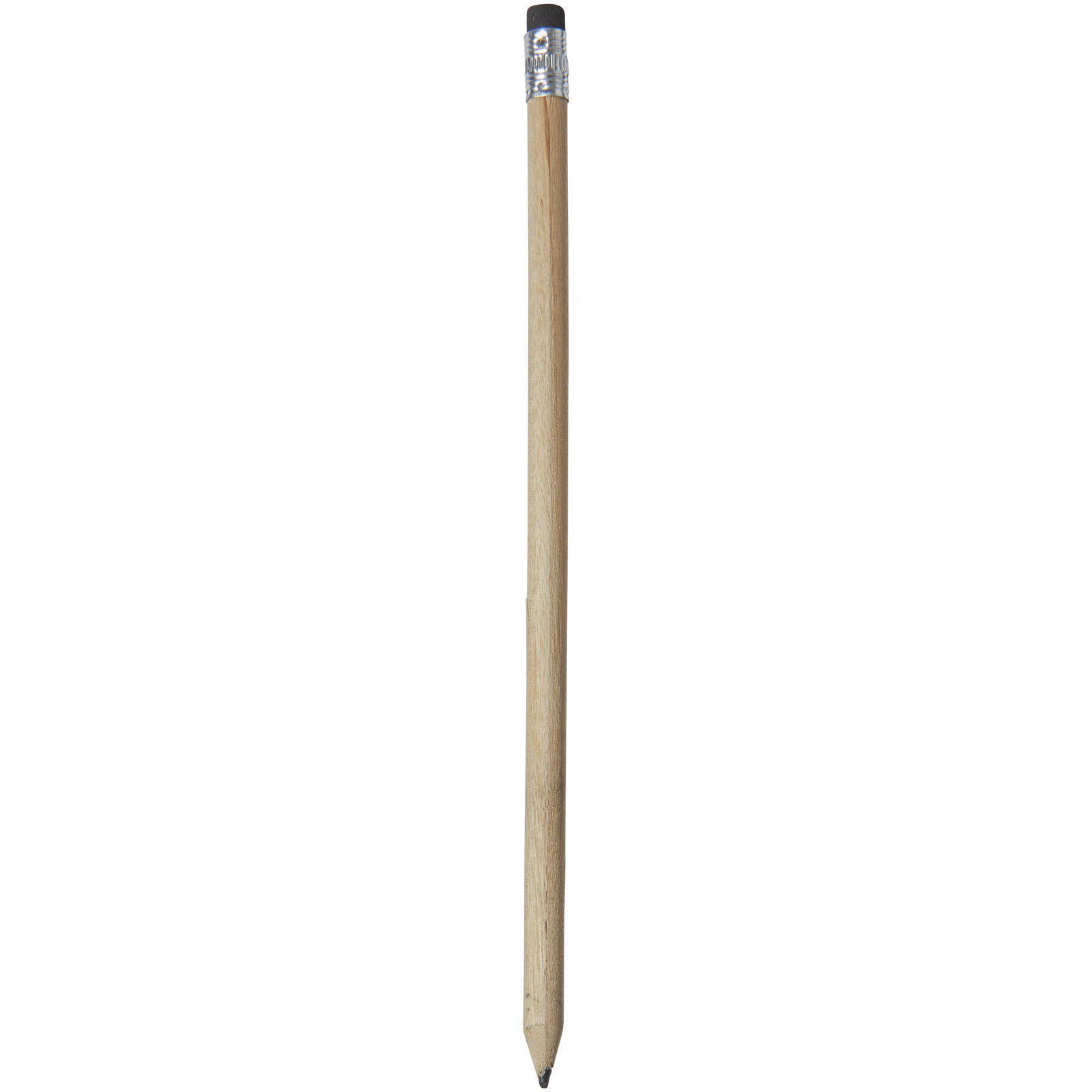 A wooden pencil with a natural barrel and a colored eraser - Kettlewell - Haydock