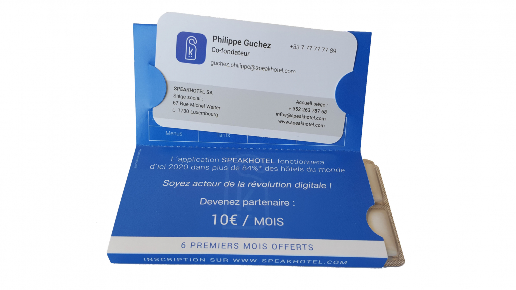 Sportlife® Business Card Gum Case - Much Wenlock