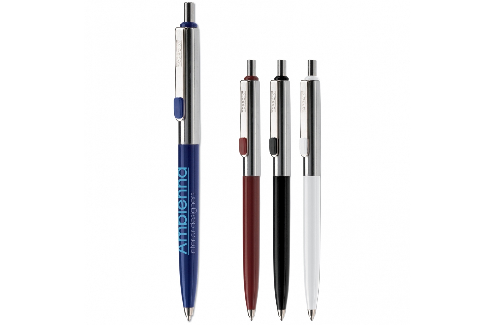 Pen with Chromed Metal Ball Parts - Tisbury