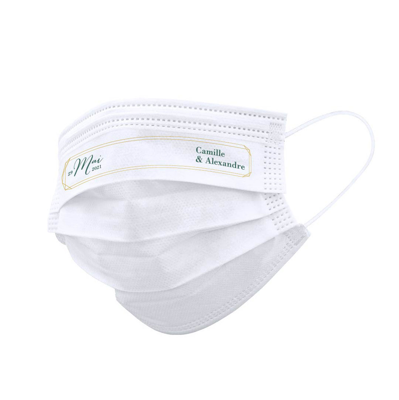 Hygienic Triple-Layer Non-Reusable Face Mask - Sleat