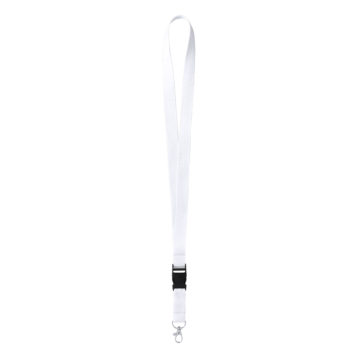 Devent Lanyard aus Polyester mit abnehmbarem Metallkarabiner, Logo bedrucken mit Logo