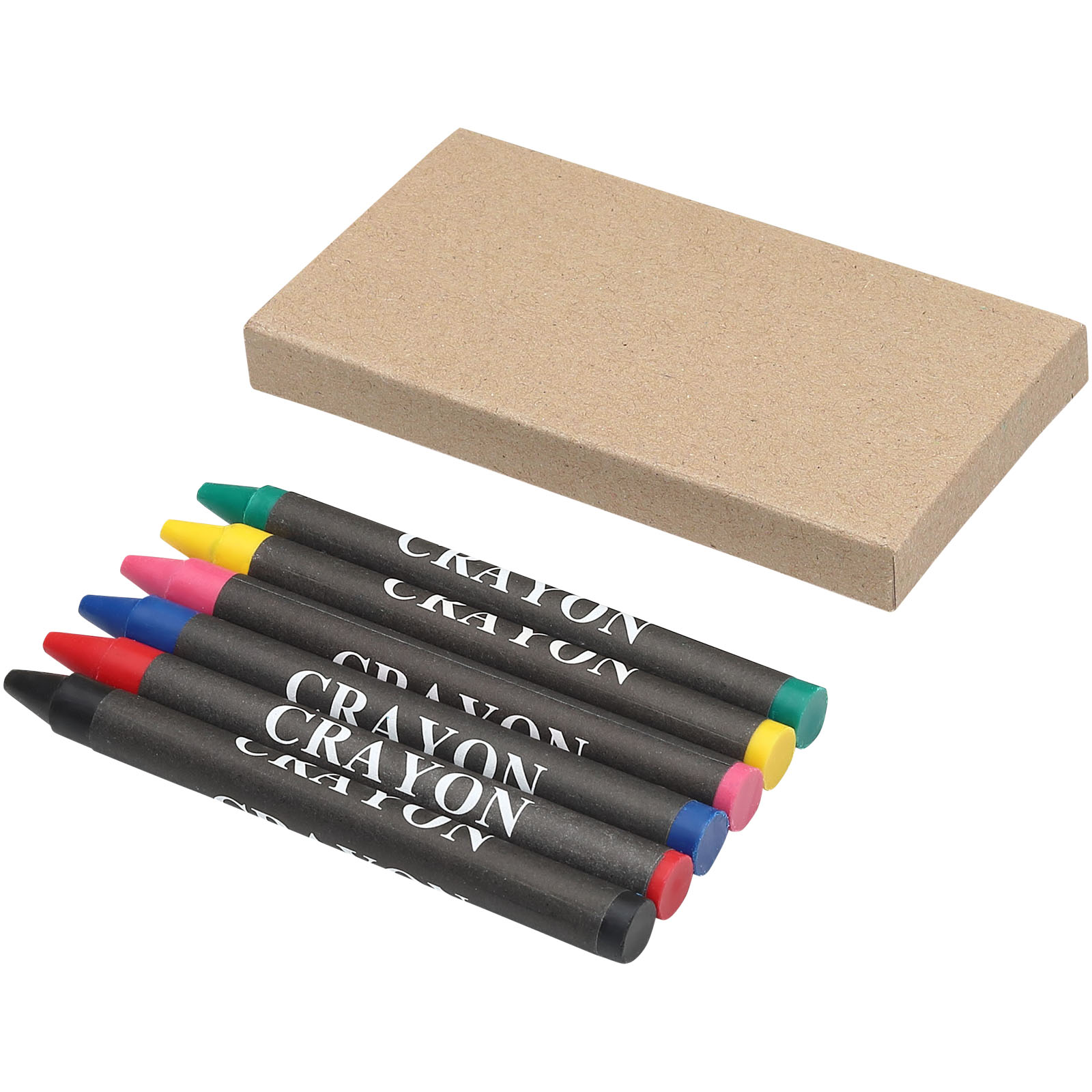 Pack of Colored Wax Crayons - Downe