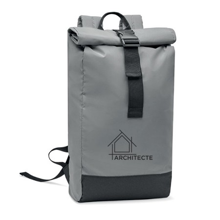 Reflective Rolltop Laptop Backpack - Ickleford - St Albans