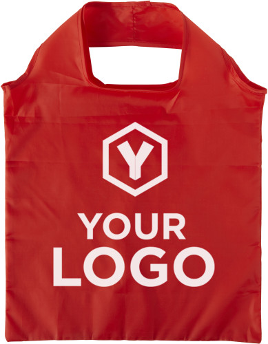 Polyester Foldable Christmas Shopping Bag with Carabiner - Nairn