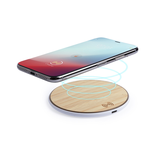 Bamboo Wood Wireless Charging Base - Little Snoring - Hadley