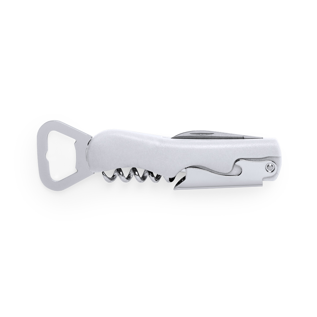 Stainless Steel Corkscrew with Bottle Opener - Ickleton - Llandeilo