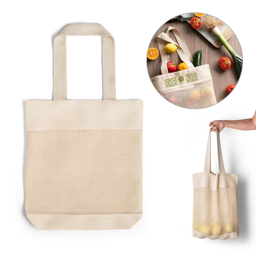 Cotton Mesh Shopping Bag - Aston-on-Clun