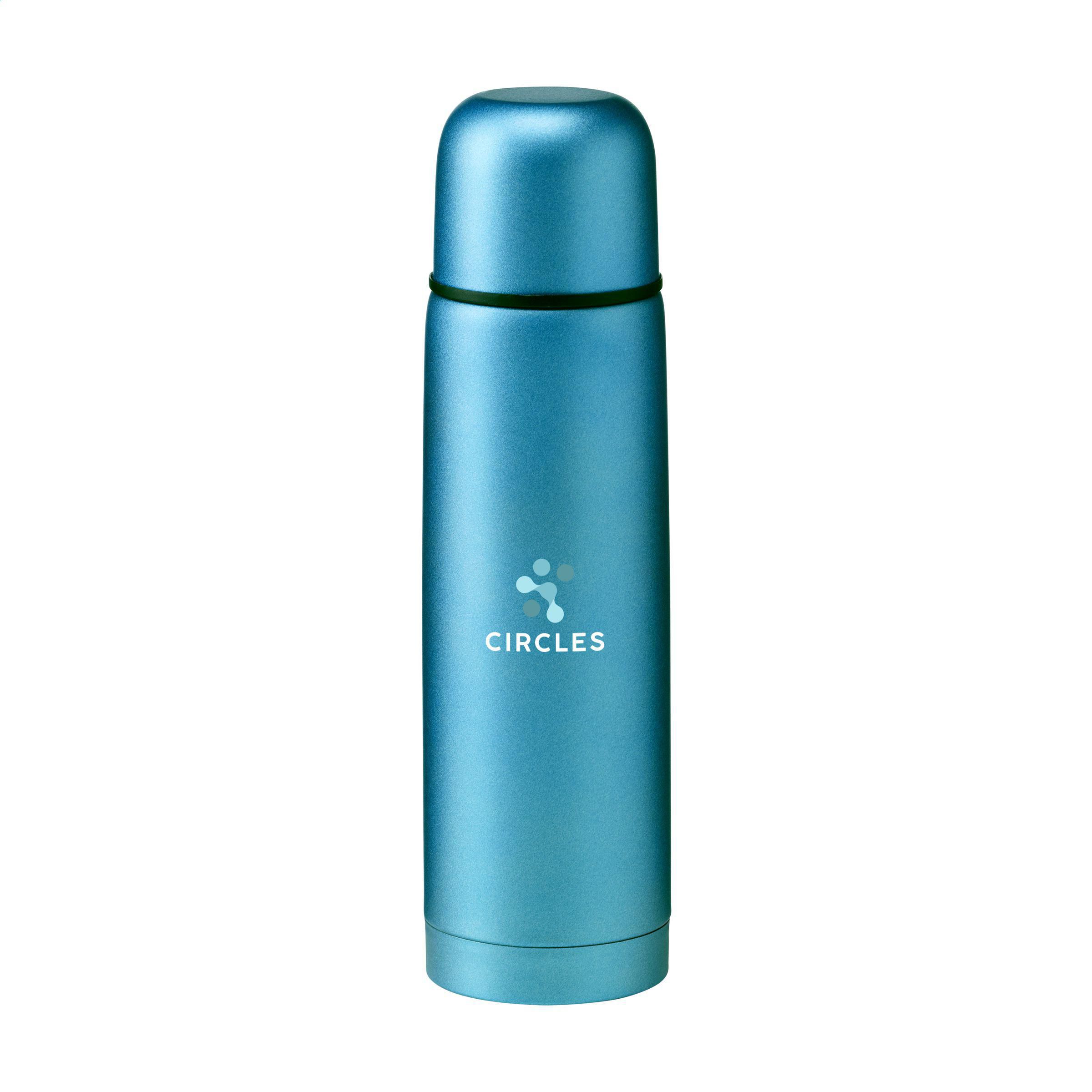 Frosted Bottle RCS Recycled Steel 500 ml thermos flask