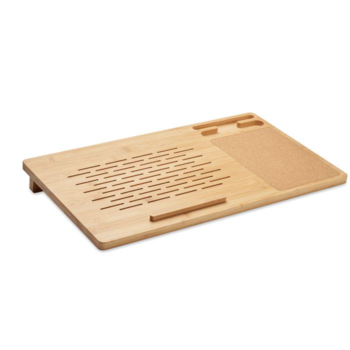 Bamboo Laptop Stand with Cork Mouse Pad - Lewes