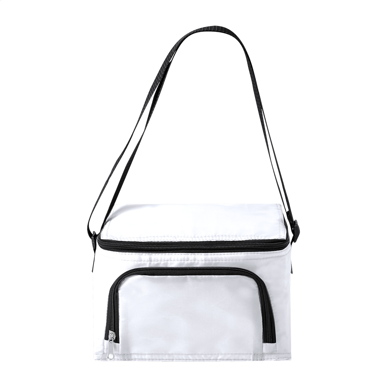 Kiatak 210D polyester cooler bag for 6 cans with your logo printed with logo