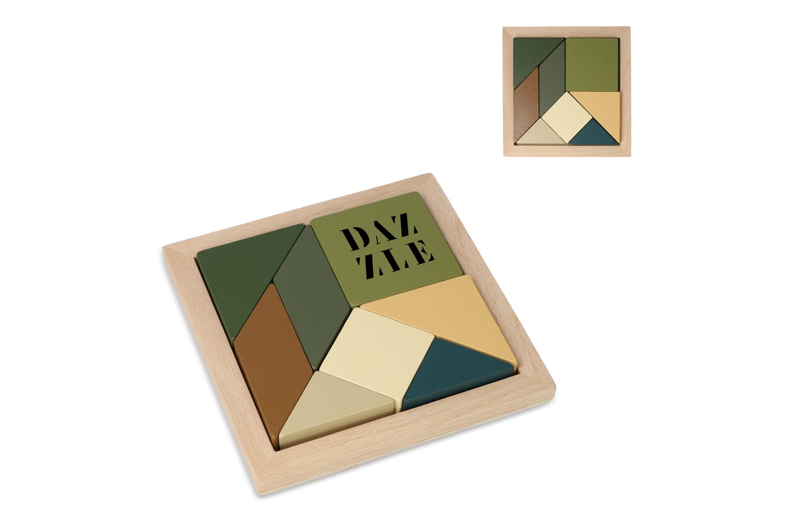 Reverse Mind FSC Wooden Tangram Puzzle - Tisbury