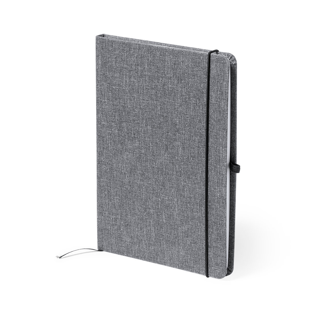 Eco-Friendly RPET Notepad with Bookmark and Pen Holder - Honiton
