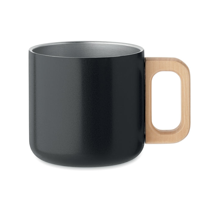 EcoSteel Mug with Wooden Handle 350ml - Ulverston
