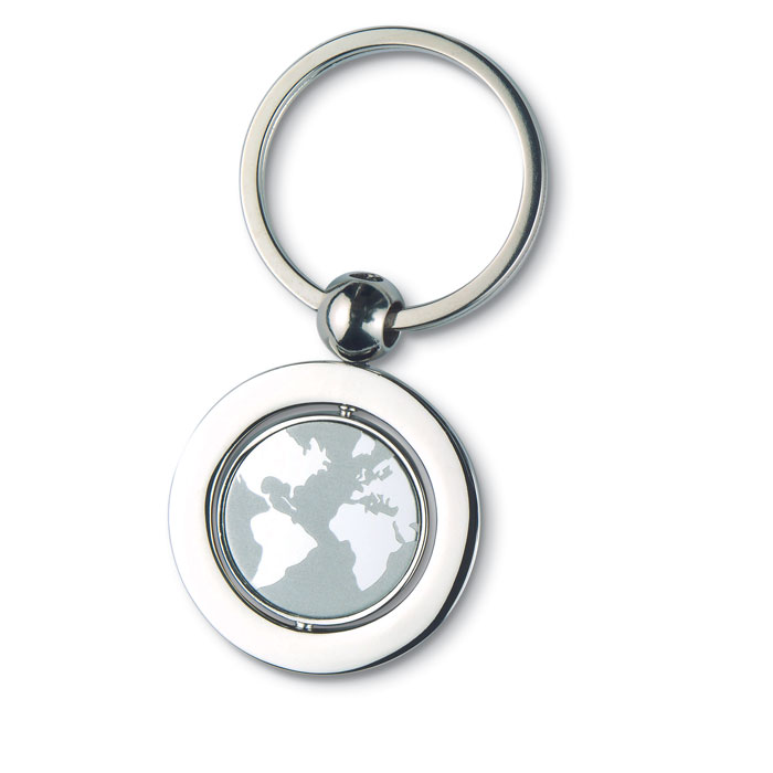 Globe Trotter Key Ring - Sutton printed with logo