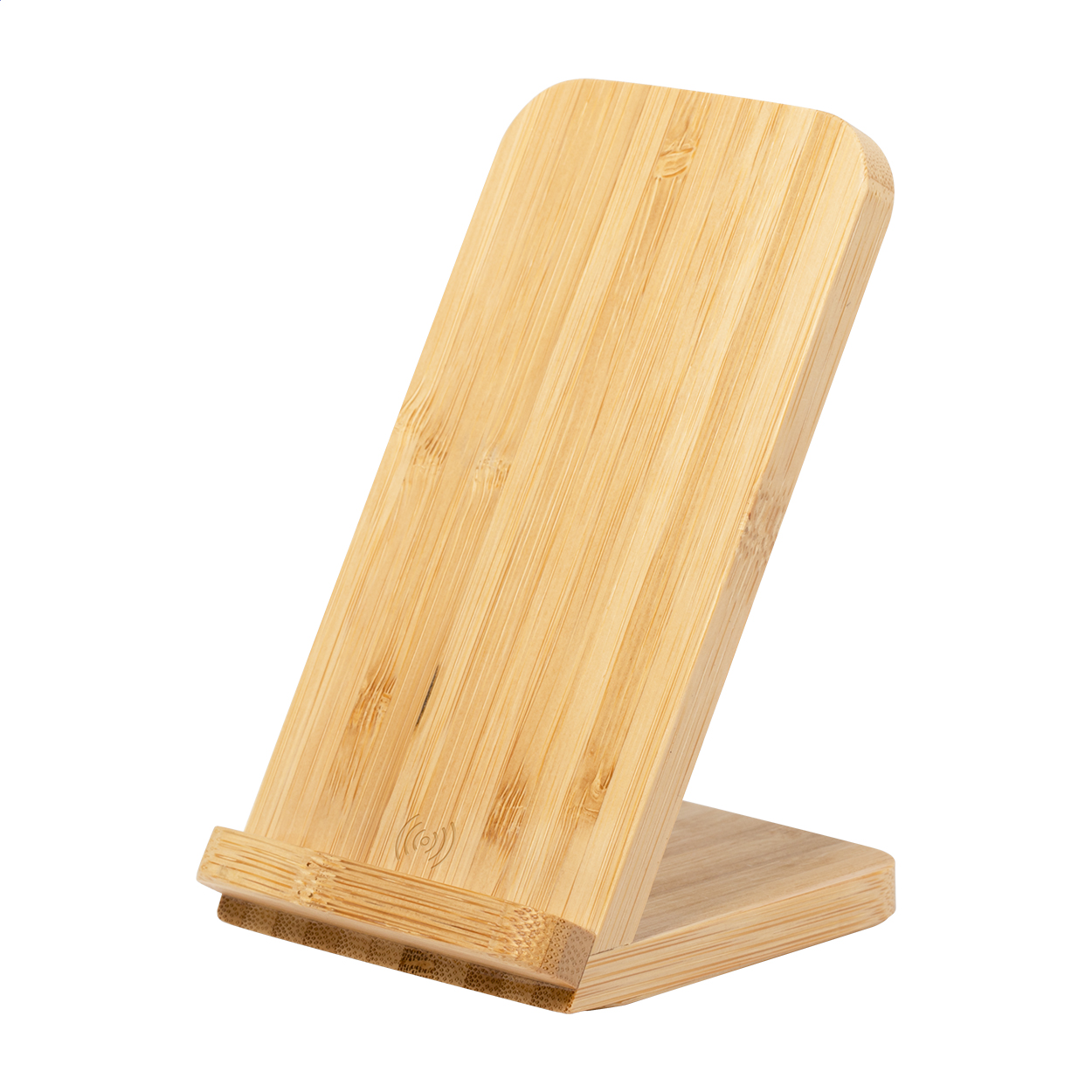 GreenCharge Bamboo Holder - Harborough printed with logo