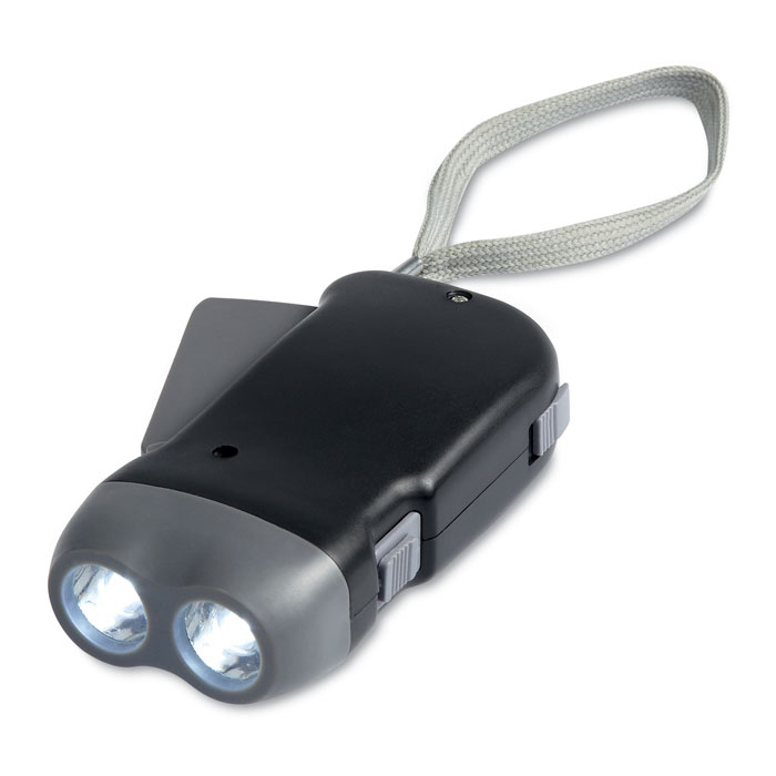LED ABS Hand-Cranked Flashlight - Tintern
