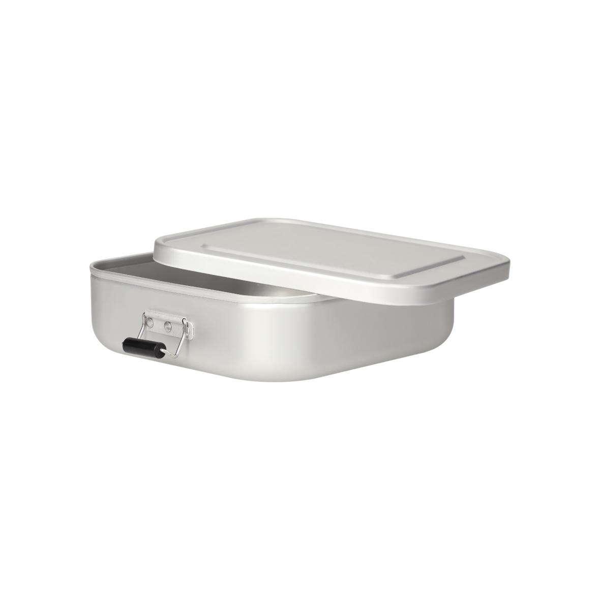 Aluminum Square Snack Box with Clamp Fasteners - Curzon Park