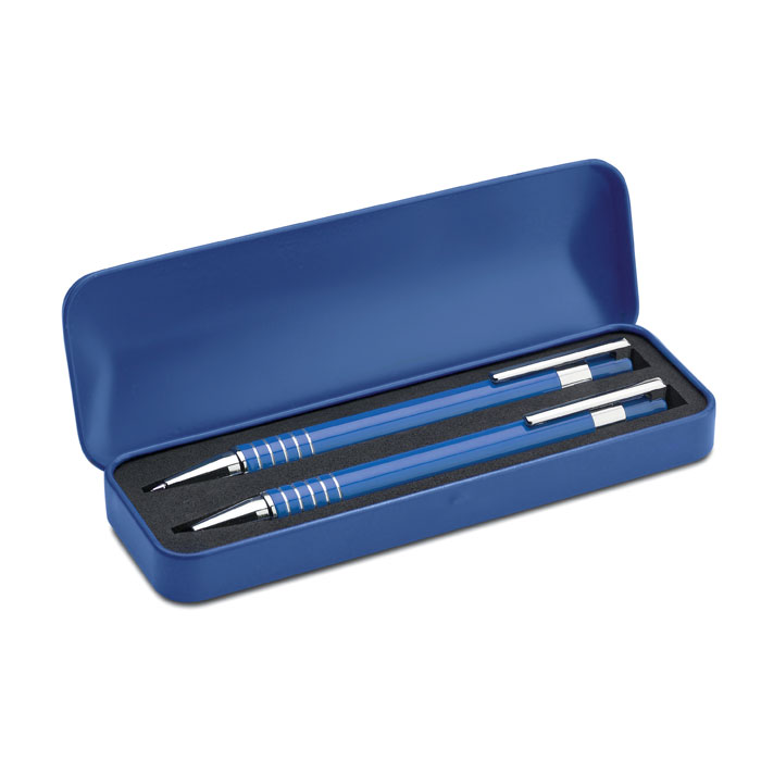 Aluminium Ballpoint Pen Set - Long Preston - Bramdean