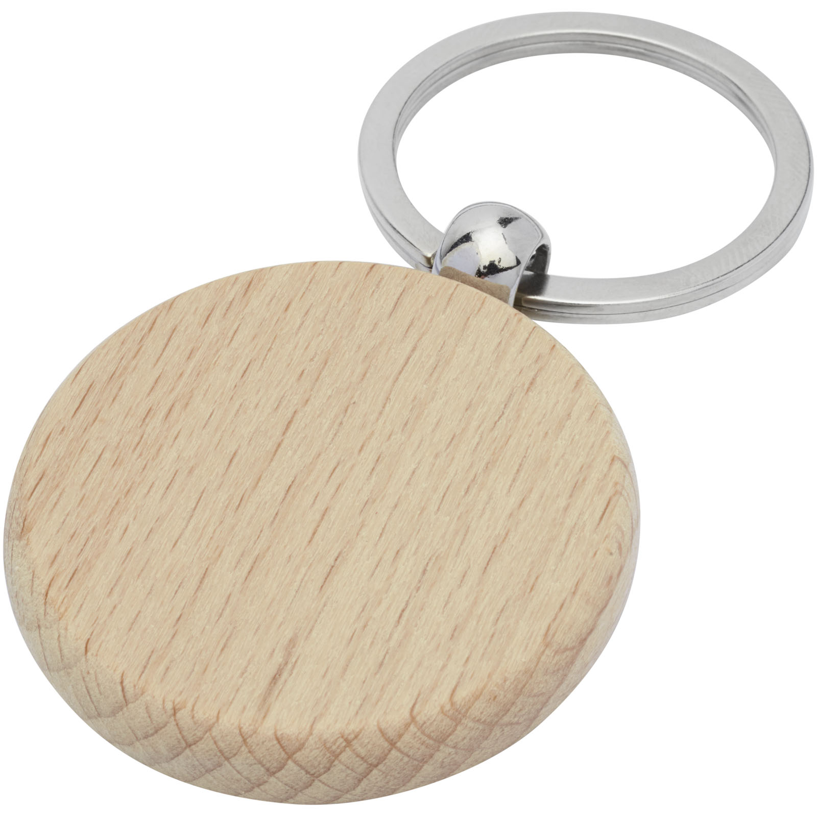 Round beechwood keyring - Fordingbridge