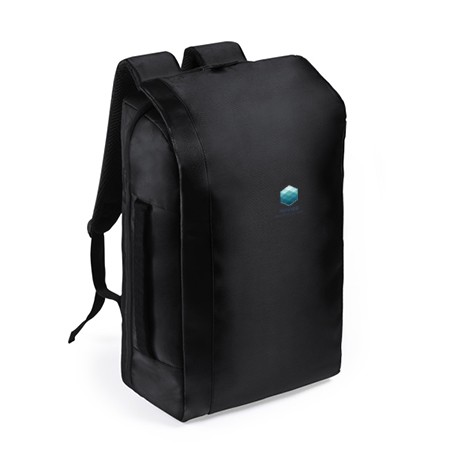 Elegant Polyester Backpack with PU Leather Details - Newhaven