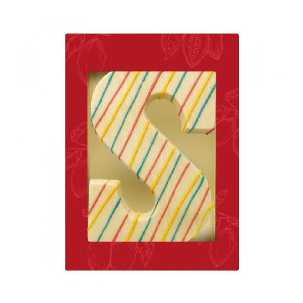 Deluxe Belgian Chocolate Letter S - Chiddingly - Salisbury