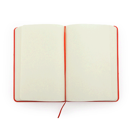 A6 Buntes Notizbuch mit elastischem Band - Ziegenrück 