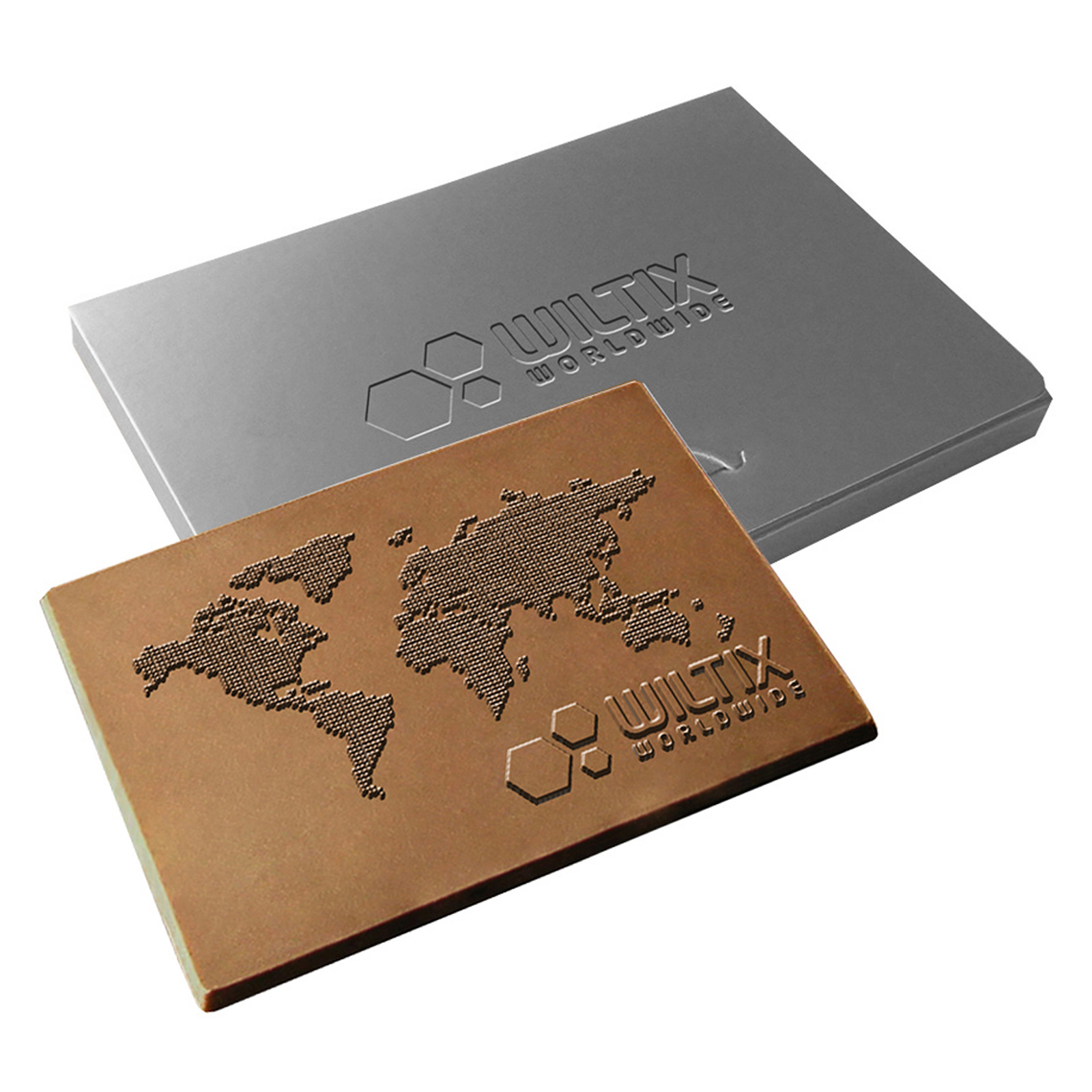 Embossed Chocolate Credit Card - Puddletown - New Brighton