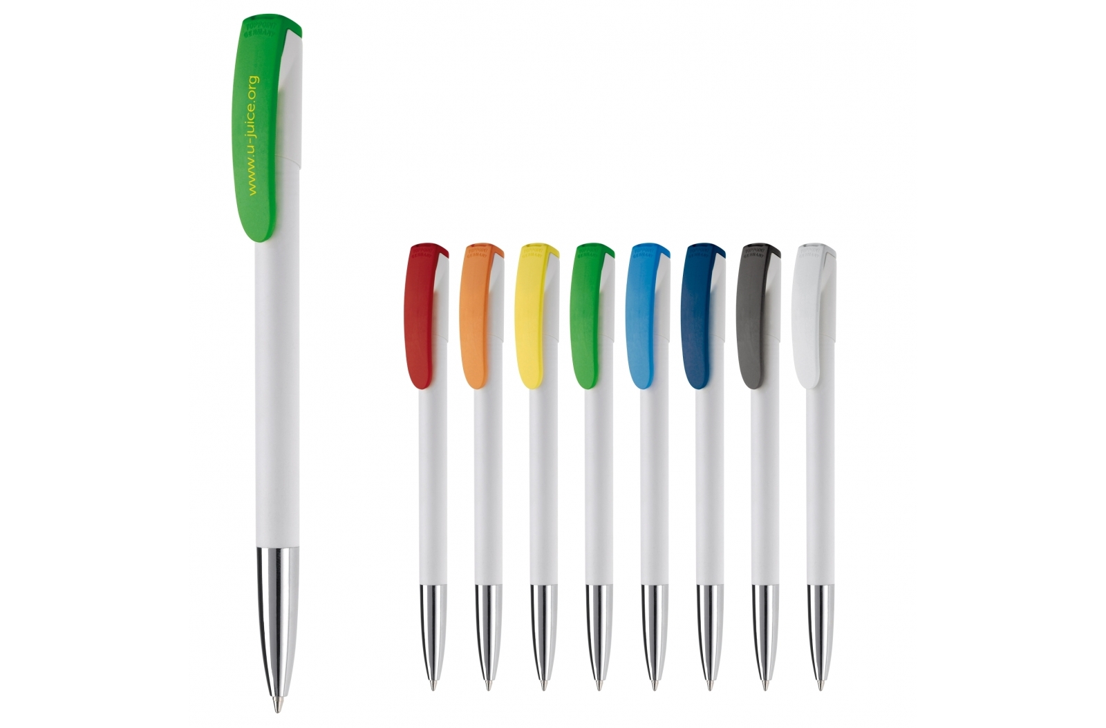 German Blue X20 Metal Tip Ballpoint Pen - Alderbury - Upper Whitley