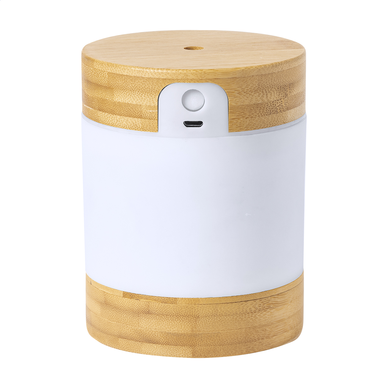 Bohumi bamboo desk humidifier with LED light, 250 ml, with your logo