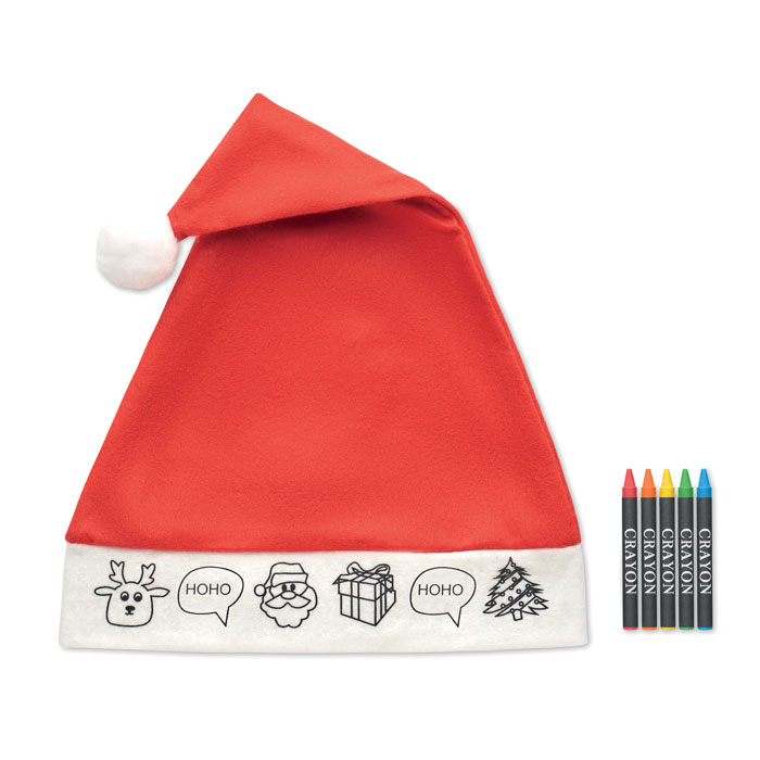 Children's Santa Hat Coloring Set - Knole