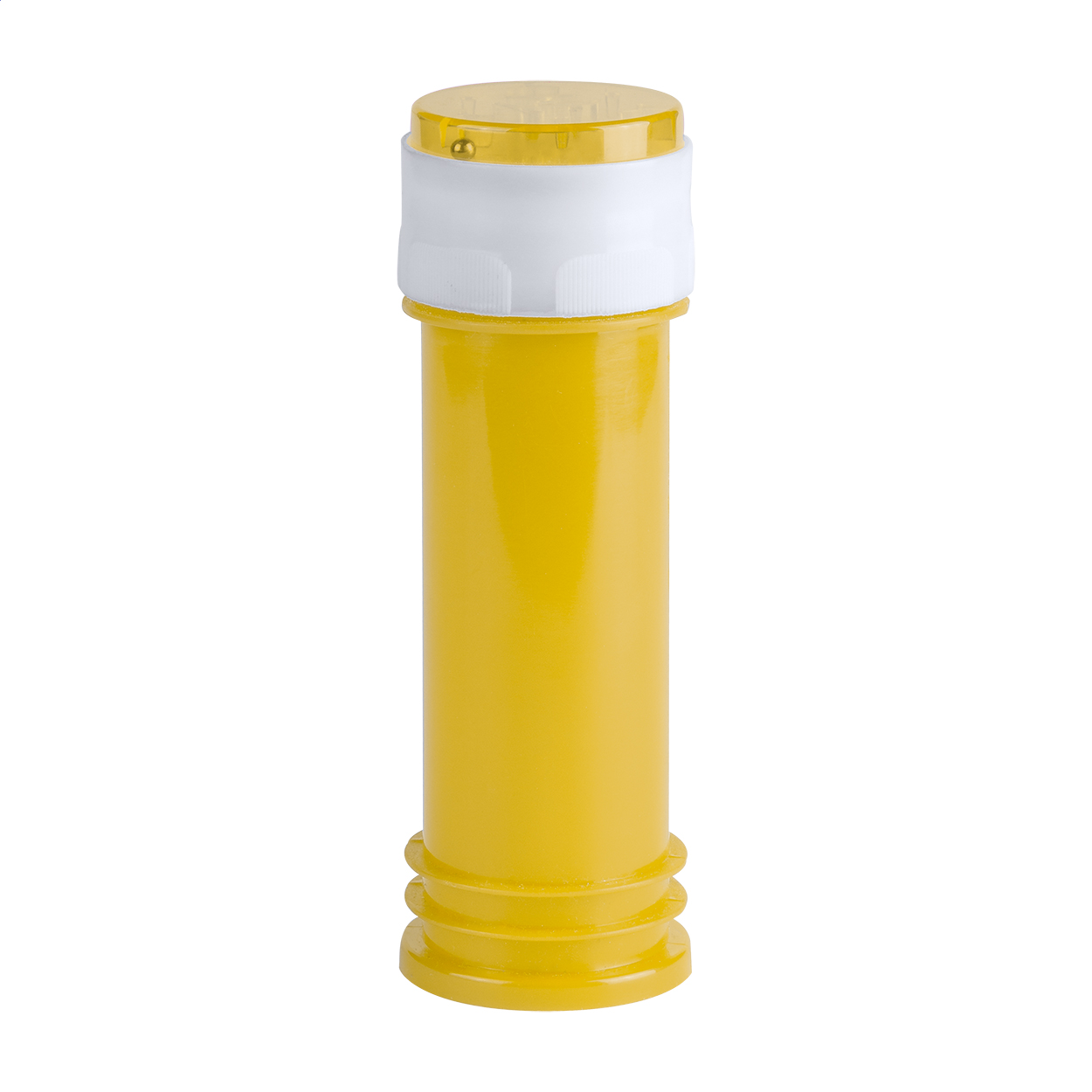 Bubles 60 ml bubble bottle with dexterity puzzle cap and logo printed with logo
