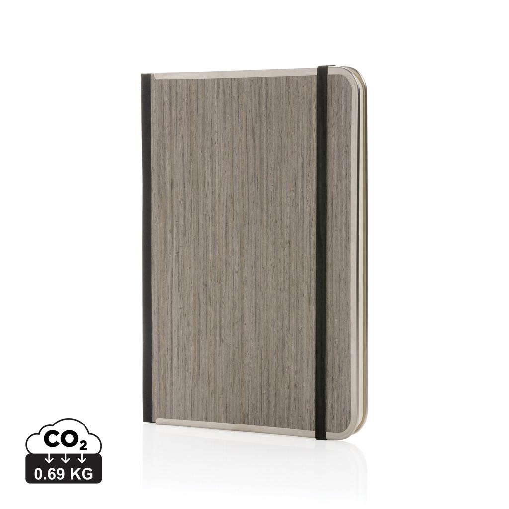 Woodgrain Elegance A5 Notebook - Brighton and Hove