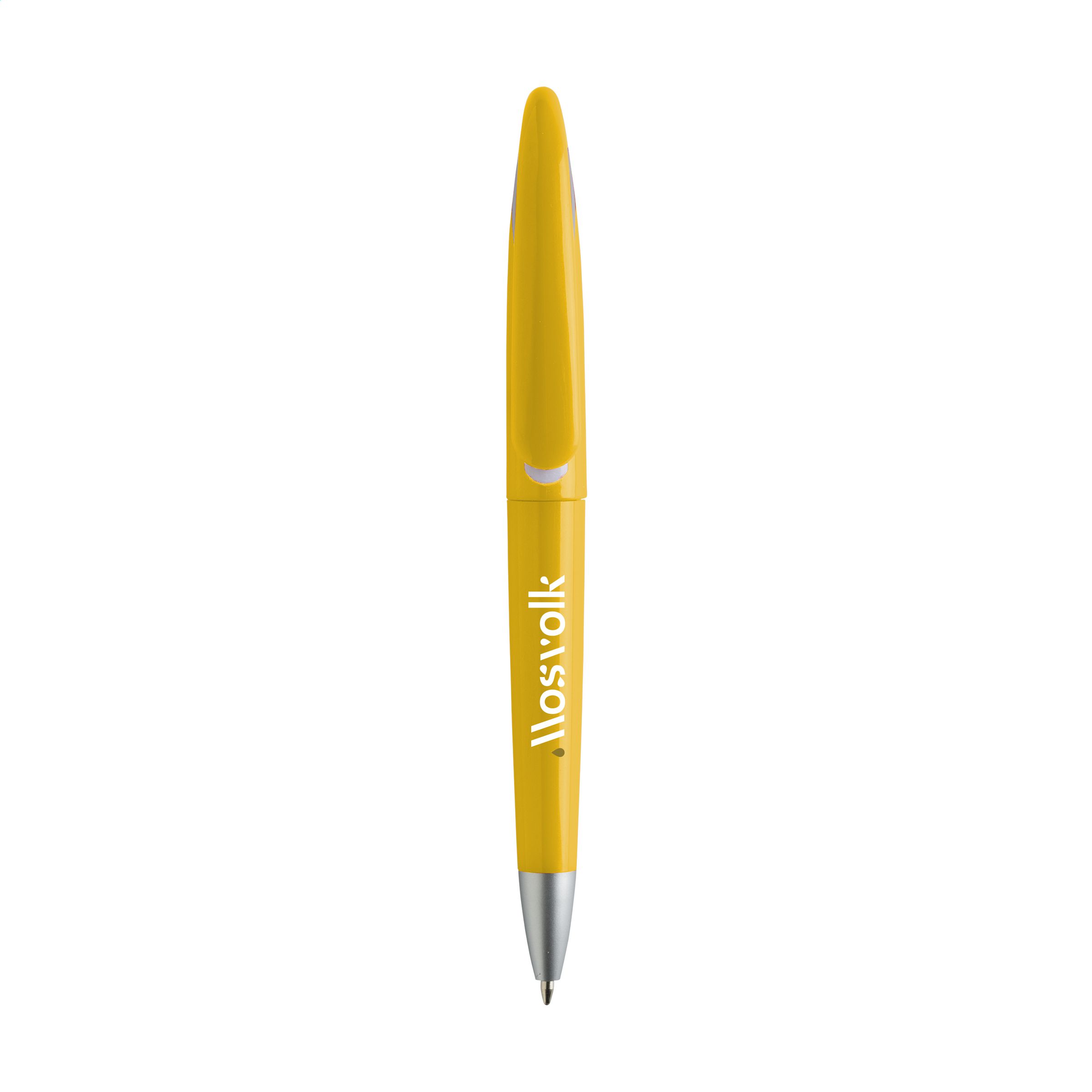 A ballpoint pen that uses a turning motion to take out or pull in the tip for writing - Brenchley - Jacksdale