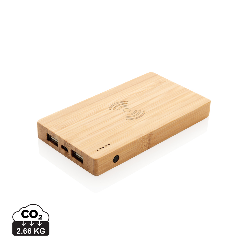 Eco 4,000 mAh Bamboo Powerbank - Droxford